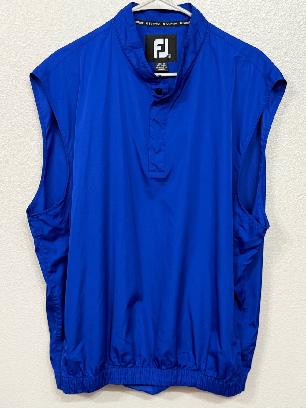 FootJoy Blue Pullover Windshirt Golf Vest L